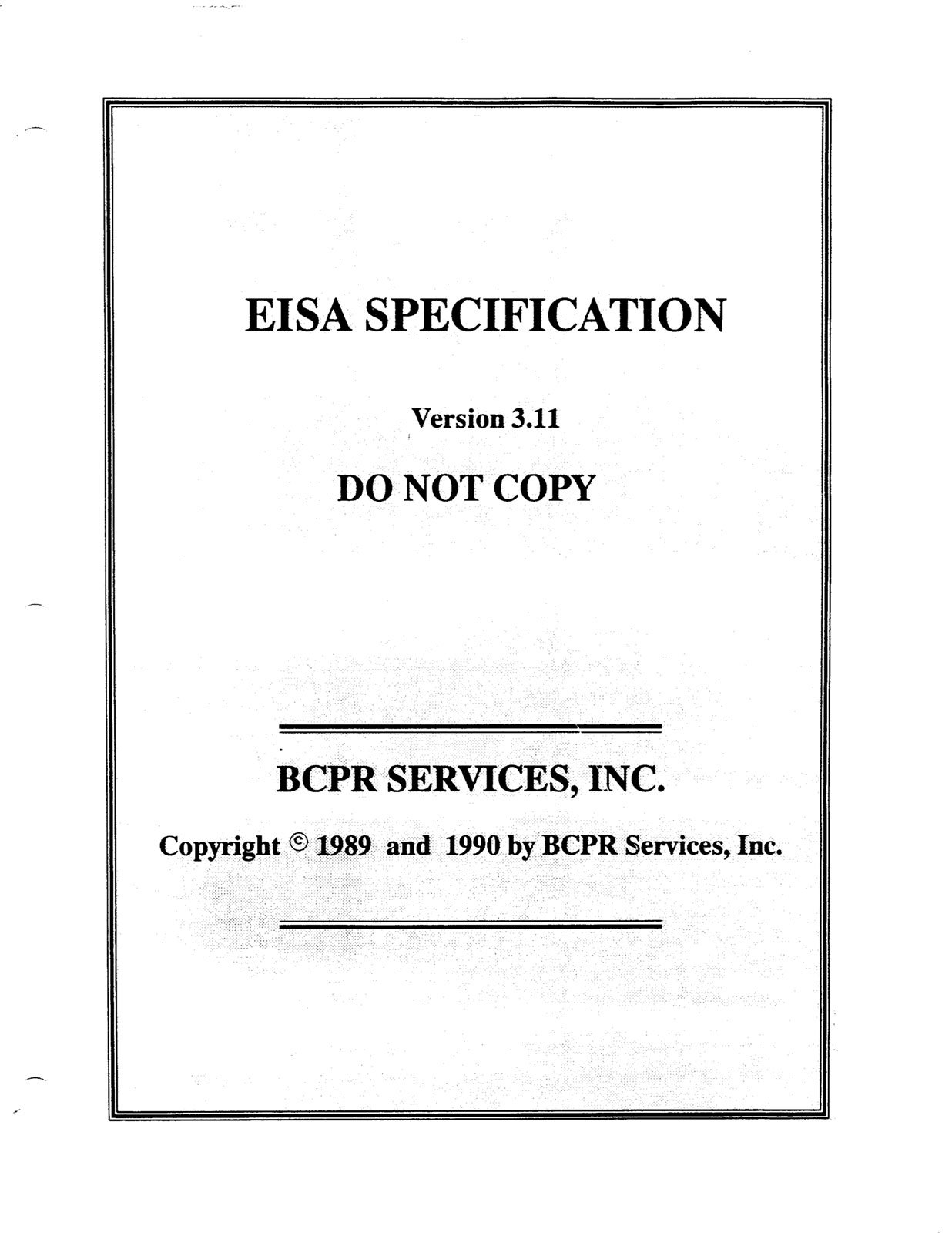 EISAの出現とISAバスの確立　PC標準化への道