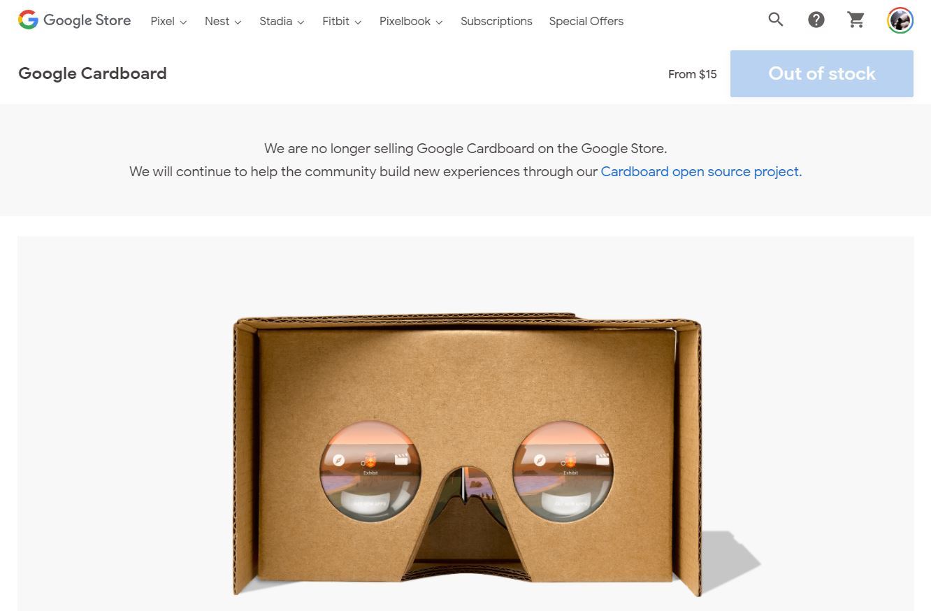 Google、段ボールVR端末「Cardboard」のGoogleストアでの販売終了