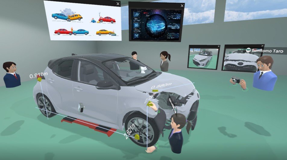 三井住友海上、自動車保険の損害調査研修をVR空間で　3Dモデルで実技研修を再現