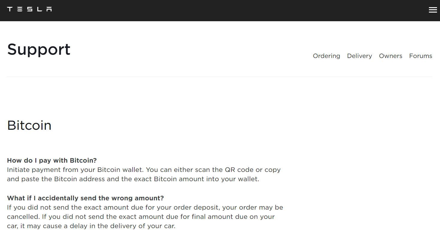 Tesla、ビットコインでの車購入をまずは米国で可能に - ITmedia NEWS