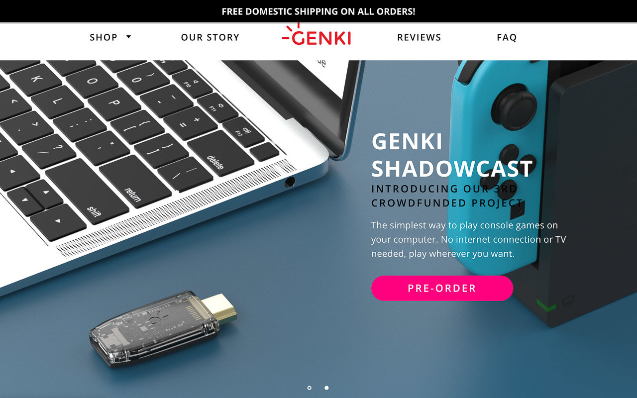 低遅延」をうたうゲームキャプチャデバイス「Genki Shadowcast