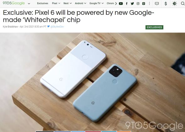 グーグルシリコン 搭載のpixel 6はiphoneに勝てそう Samsung Tpuでハイエンド復帰か Googleさん Itmedia News