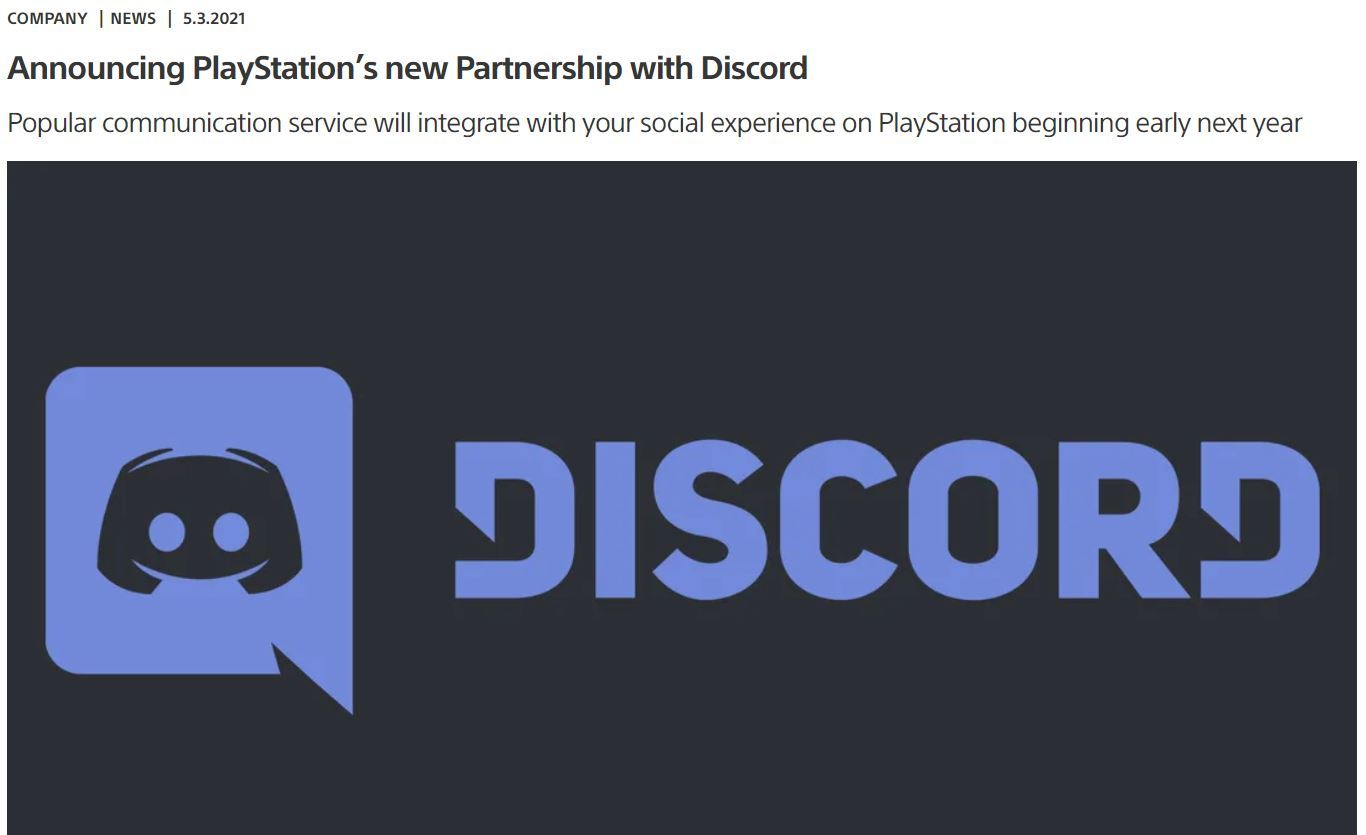 Sie Playstation Networkにdiscordを 統合 へ Itmedia News