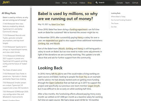 トランスパイラ「Babel」の開発チーム、資金難で寄付を募集