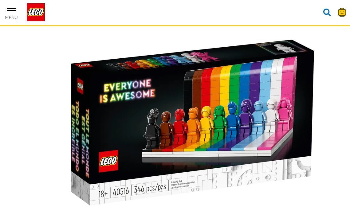 LEGO、プライド月間に7色＋αの「みんなサイコー！！」セットを発売へ