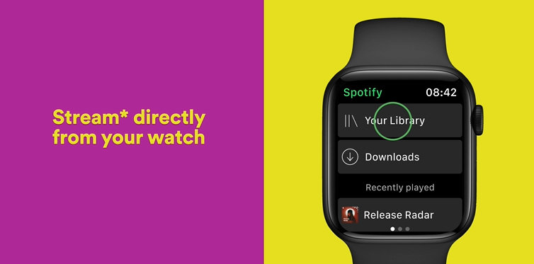Spotify Premium、Apple Watchでのオフライン再生が可能に