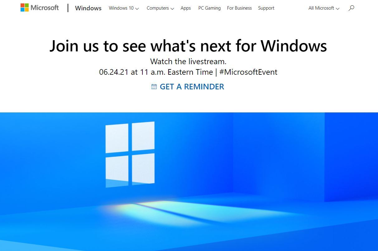 Microsoft、“次世代Windows”発表イベントを6月25日午前0時開催