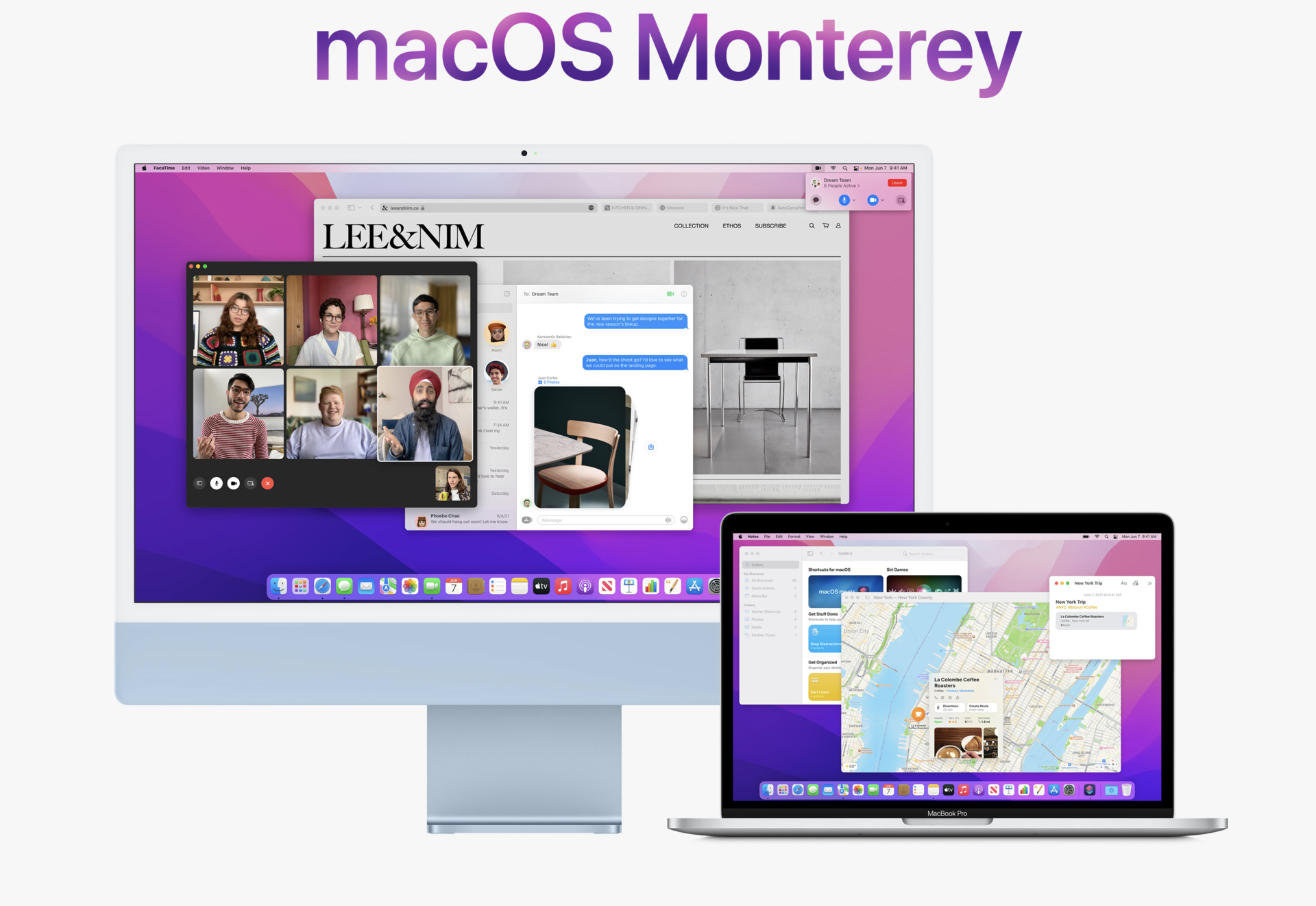 macOS次バージョンは「Monterey」（モントレー）　iPadとのカーソル移動が簡単に　WWDC21、ARグラスなどハードウェア発表はなし