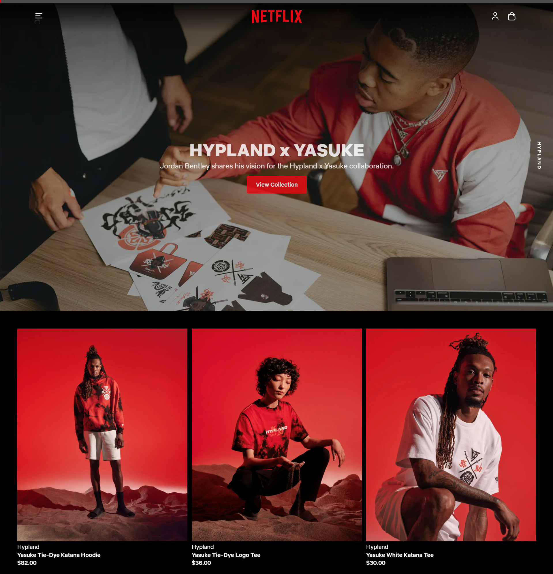 NetflixがECサイト「Netflix.shop」を米国でオープン　新進アーティストとアニメやドラマのコラボ商品を展開
