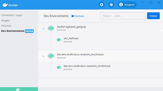 「Docker Dev Environments」発表　Dockerコンテナで開発環境のバージョン管理などが可能に