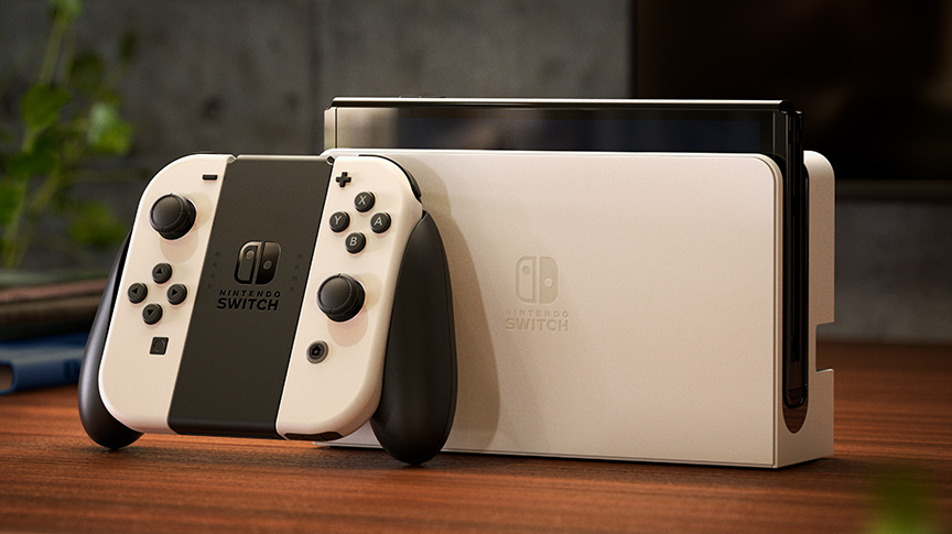 Nintendo Switchに新モデル、有機EL搭載で有線LANに対応 3万7980円で10