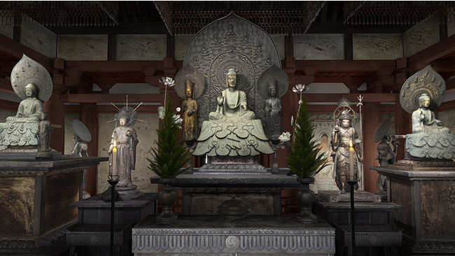 法隆寺の国宝「金堂」を立体計測しVRで再現　東京国立博物館で公開