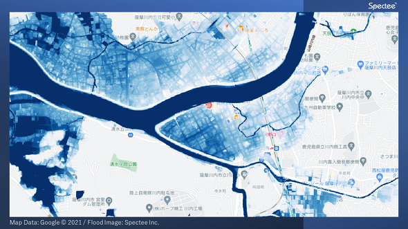 水害の範囲を5分で推測 地図化 Aiがsnsの画像を分析 氾濫被害の鹿児島県で Itmedia News