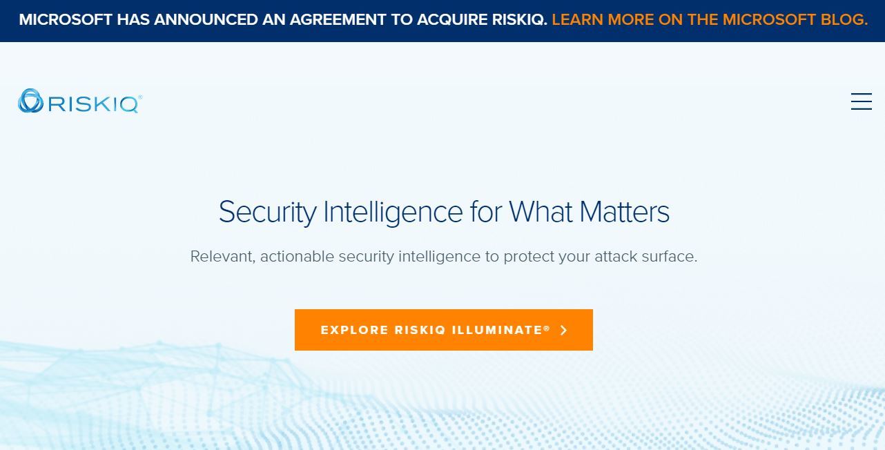 Microsoft、Webのリスク管理企業RiskIQを買収　サイバーセキュリティ強化へ