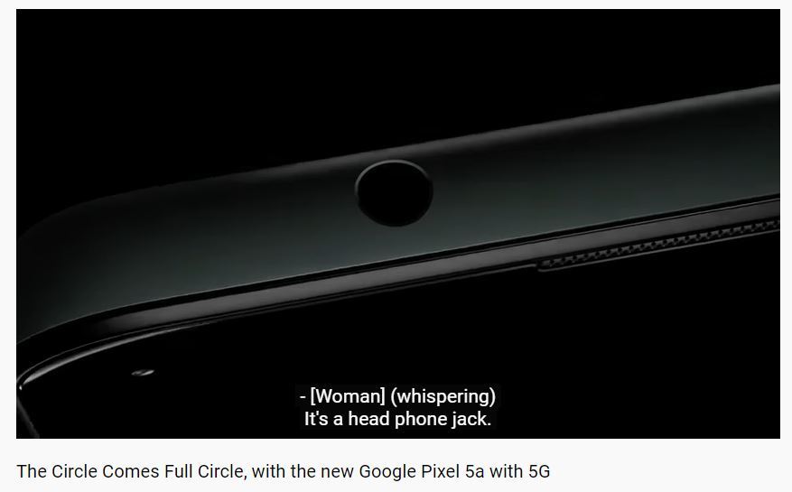 ジョニー アイブっぽくヘッドホンジャックを熱く語る Pixel 5a 5g のcm動画 Itmedia News