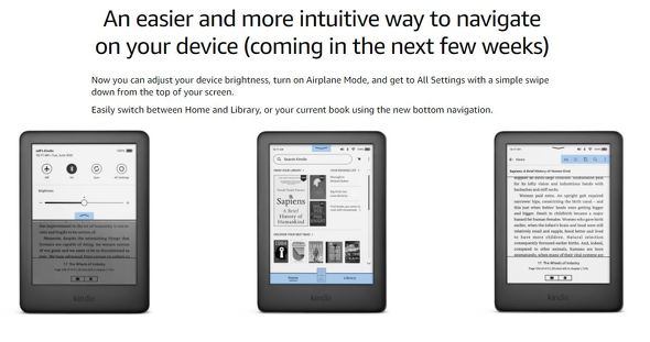 Amazon Kindle端末のui改善アップデートを予告 Itmedia News