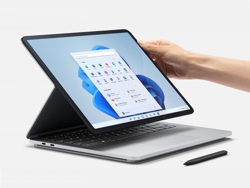 新型Surfaceは画面がひっくり返って「液タブ」に　クリエイター向け「Surface Laptop Studio」登場
