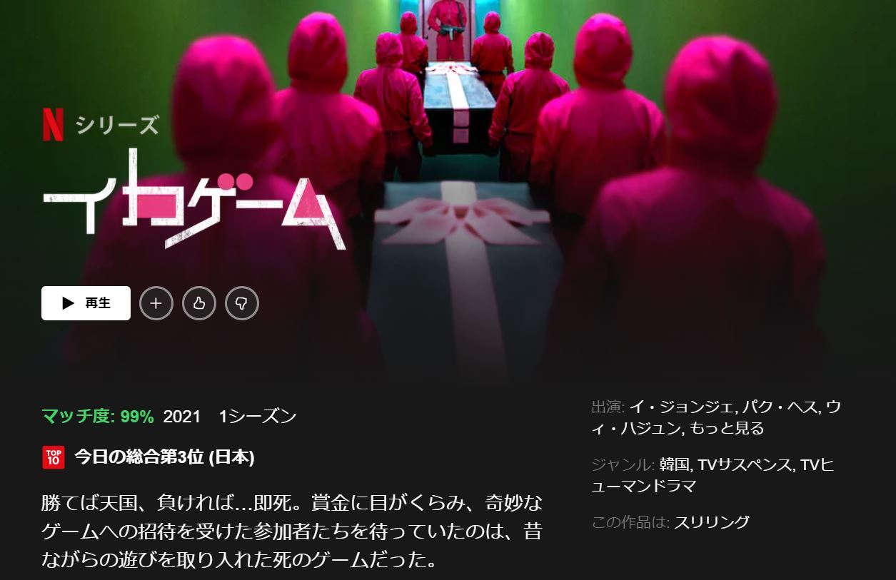 Netflix イカゲーム 大ヒットで過去最高の売上高 新規契約も復調 Itmedia News