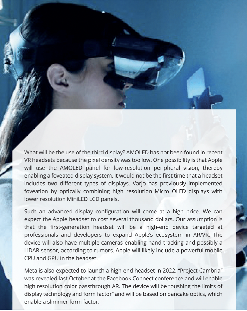  AppleのAR/VRヘッドセットには月額制のサブスクリプションサービスが付属する可能性がある