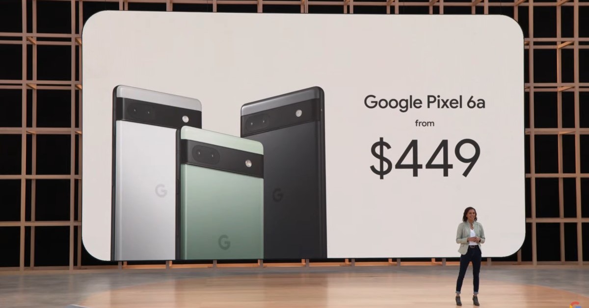 Google、「Pixel 6a」を正式発表 自社チップ搭載で5万3900円 7月28日