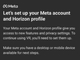 Meta、「Quest VR」ログインのFacebookアカウント使用を断念し、「Metaアカウント」導入