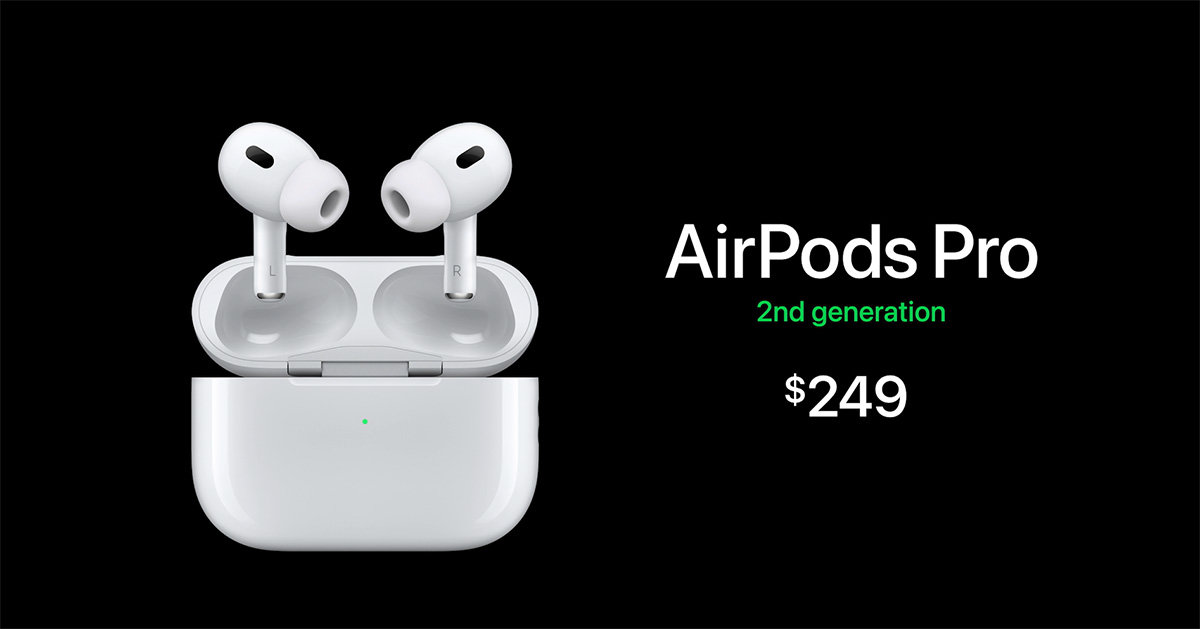 「AirPods Pro」に新型登場 ノイキャン性能2倍、6時間バッテリー 3