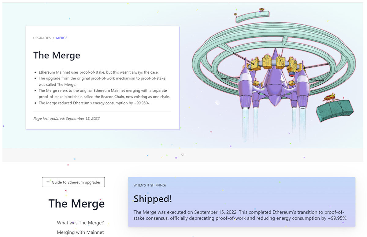イーサリアム」の大規模アップデートが完了 「PoS」移行で消費電力を99.95％削減へ - ITmedia NEWS