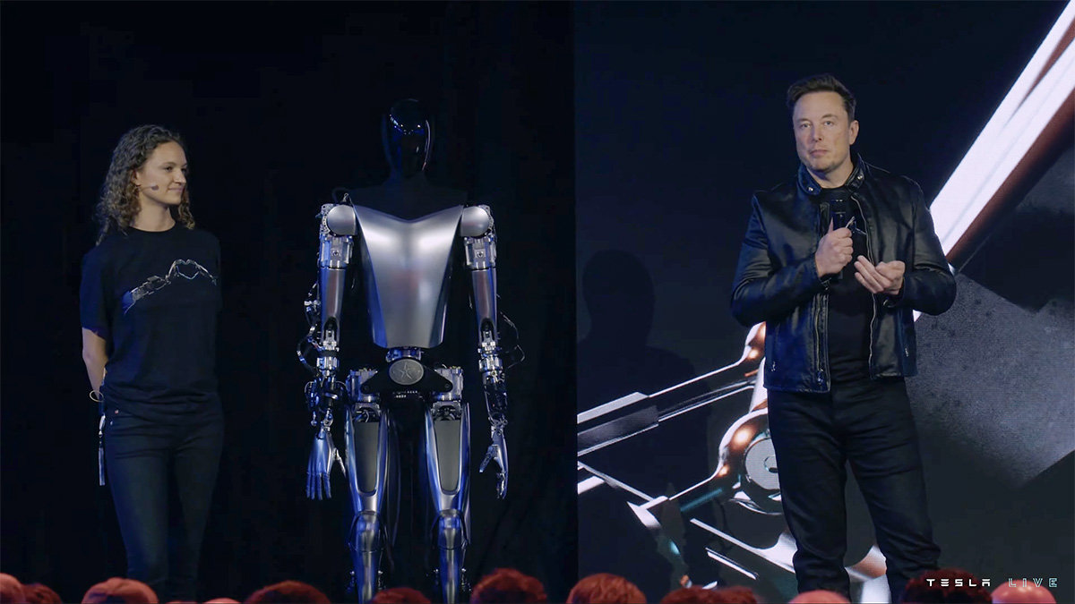 Tesla、人型ロボットのプロトタイプ公開　「2万ドル以下で売りたい」とマスク氏　(🤖)