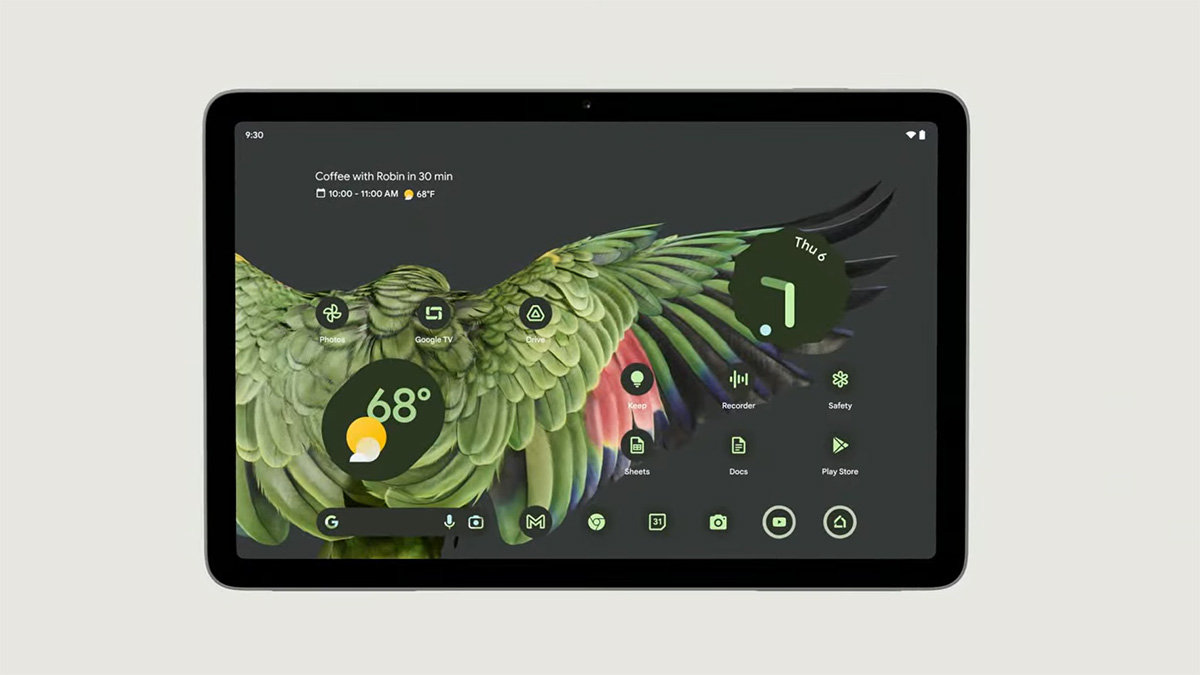 Google Pixel Tablet」は新G2チップ搭載 充電スタンドで“巨大Nest Hub ...