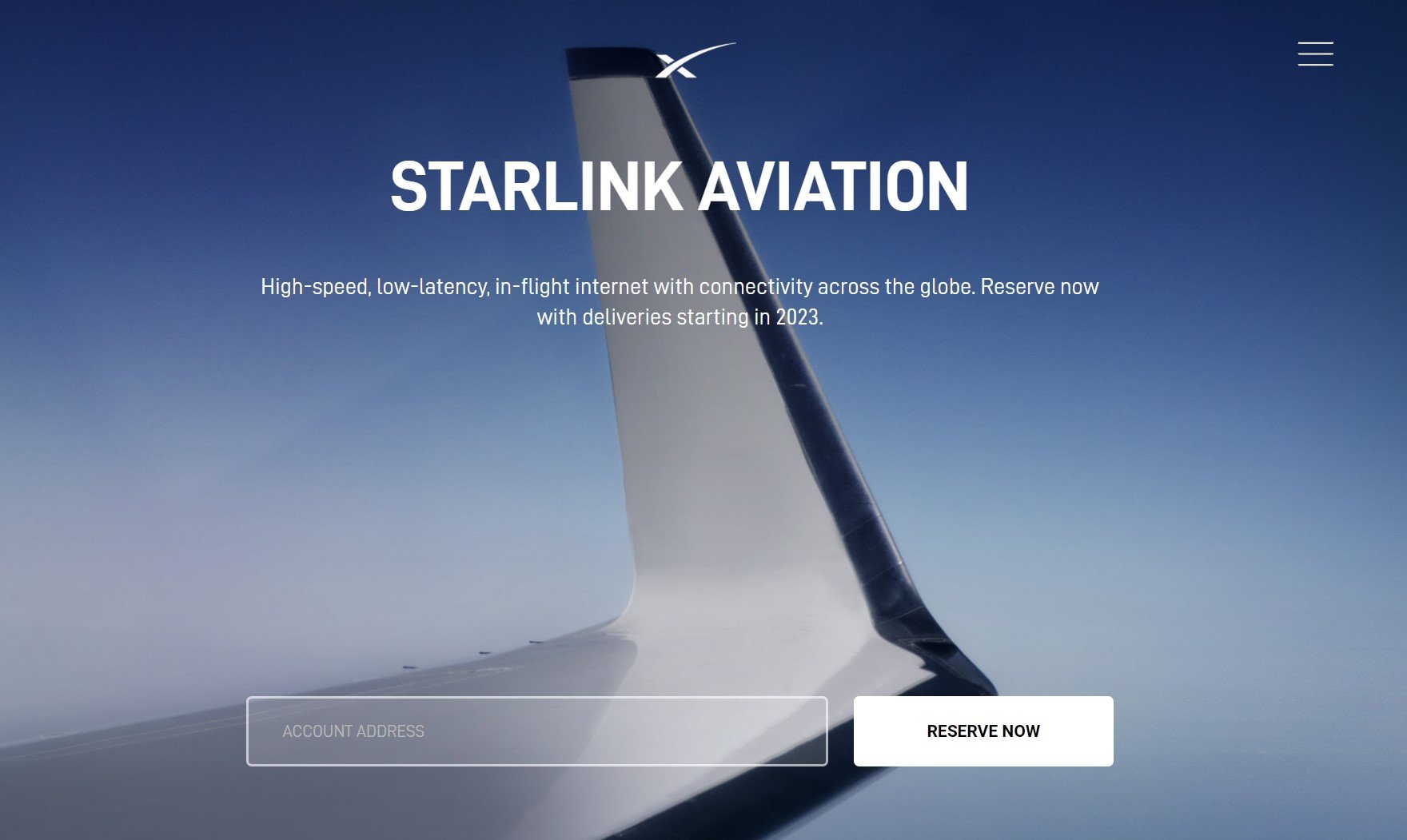 SpaceX、飛行機内インターネット接続サービス「Starlink Aviation」を 
