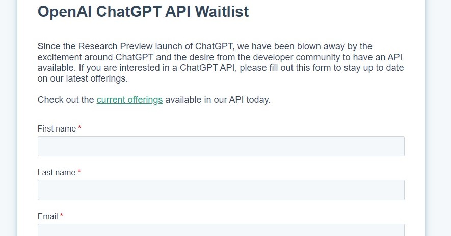 [B! ChatGPT] ChatGPTのAPI、間もなく公開へ 申し込みページがオープン