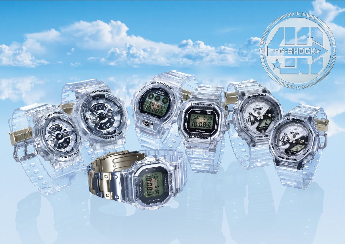 スケスケになった「G-SHOCK」登場 「チャレンジ精神を表した」とカシオ