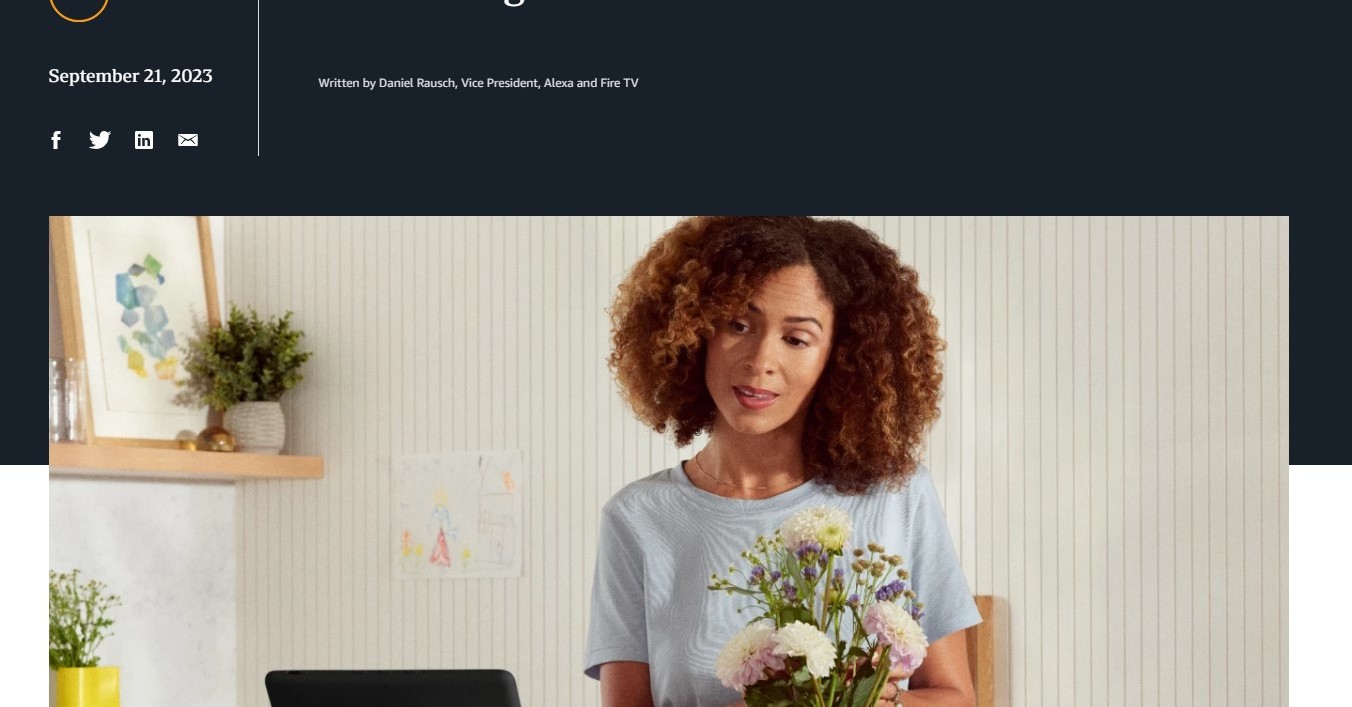 スマートスピーカーに生成AI、Amazonが先行　会話を記憶、ボディランゲージやアイコンタクトも理解