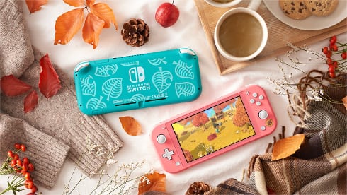 あつ森”柄の「Nintendo Switch Lite」、11月発売 ダウンロード版をプリ