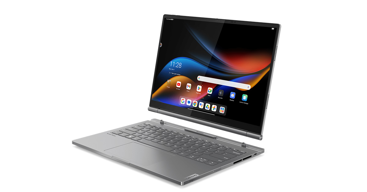 分離すると画面はAndroidタブレット、キーボードはデスクトップPCになる“変態”ノート、Lenovoから - ITmedia NEWS