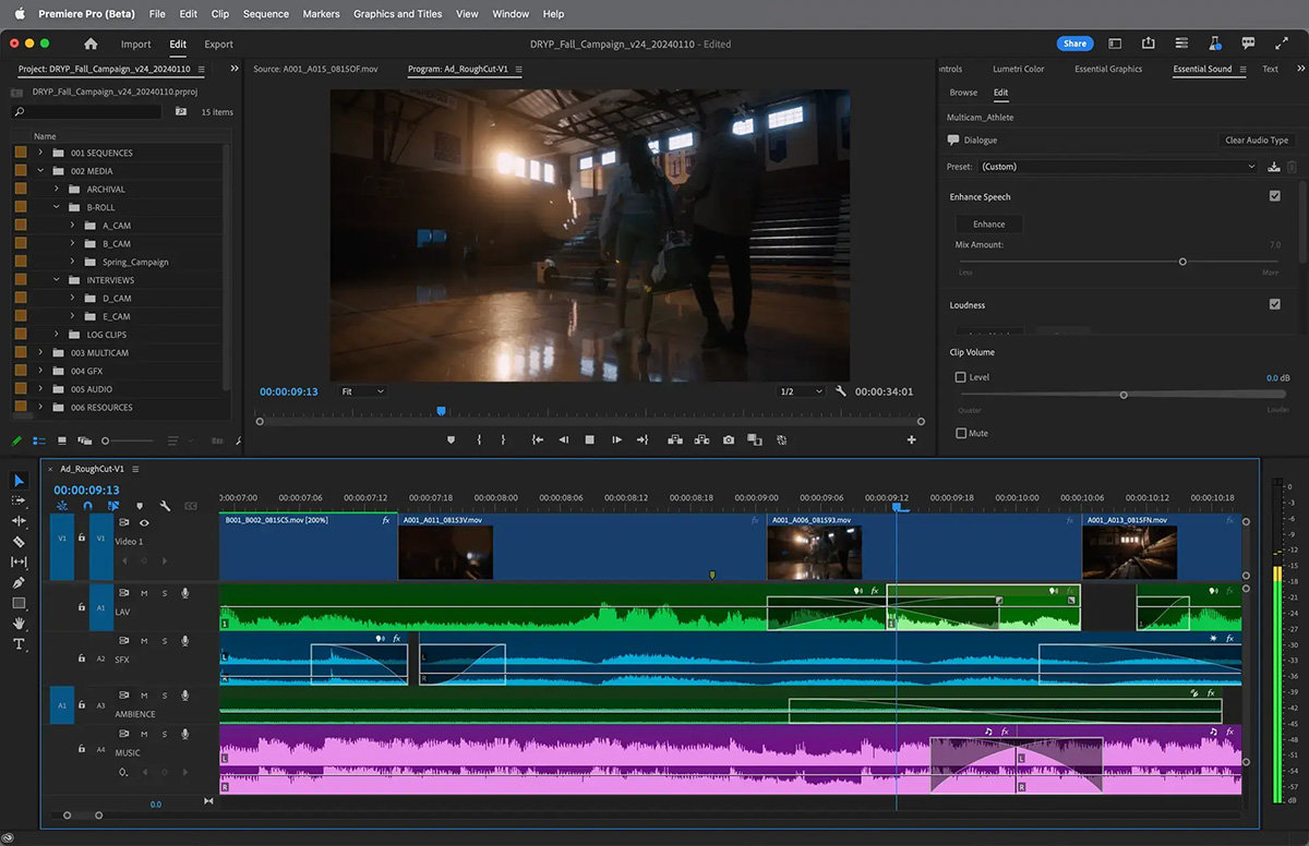 Premiere Proにアップデート 絵文字対応などテキスト新機能 AIによる
