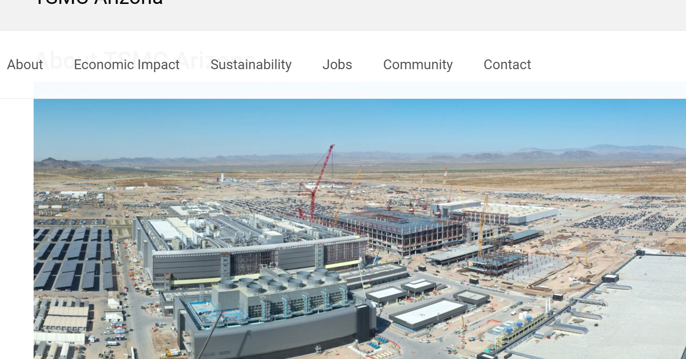  TSMCのアリゾナ工場はAppleの要請により2024年から4nmチップの製造を開始