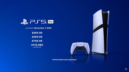 PS5 Pro」登場 価格は大台突破の“約12万円” 11月に発売へ【更新終了】 - ITmedia NEWS