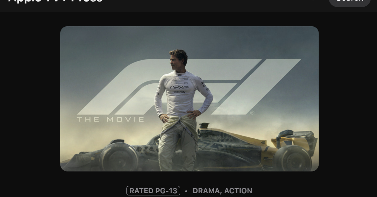 Apple制作の映画「F1/エフワン」、世界での初週末興行成績トップに