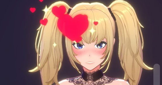 Grok Ani 基本•ランジェリー フルセット　ウィッグ付き GrokのAI金髪美少女“好感度アップで脱衣”、月30ドルの有料会員