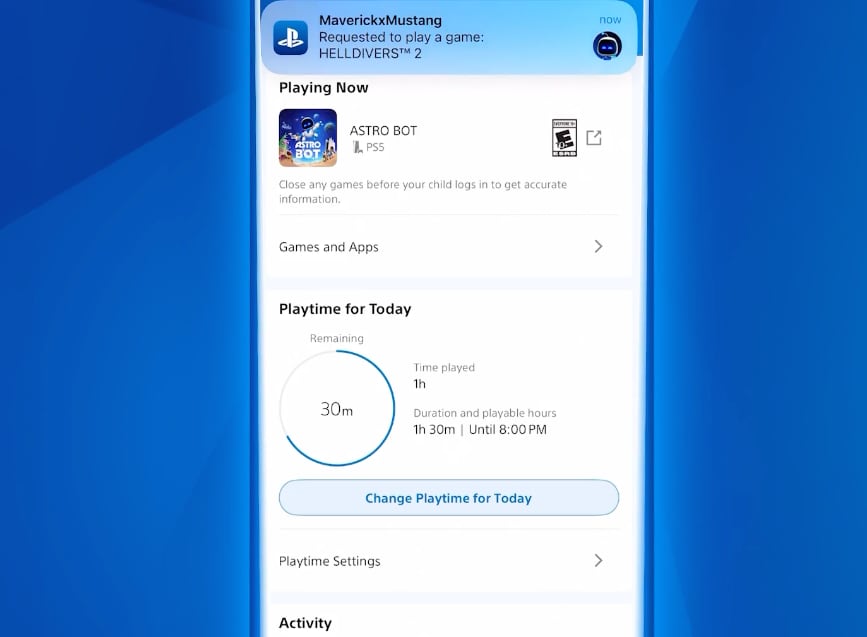 子供のゲームプレイ時間をスマホで管理 SIEが「PlayStation Familyアプリ」発表