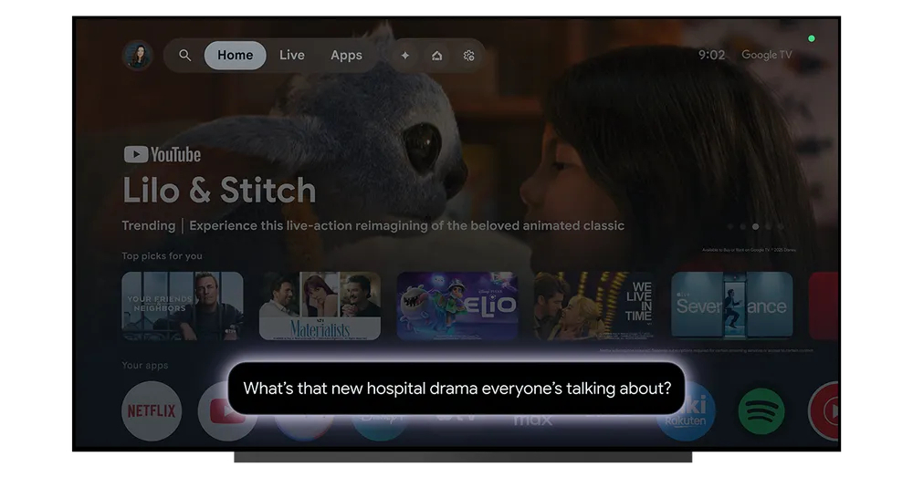 Google TV、Gemini搭載へ YouTube連携で一般的な質問にも動画で回答