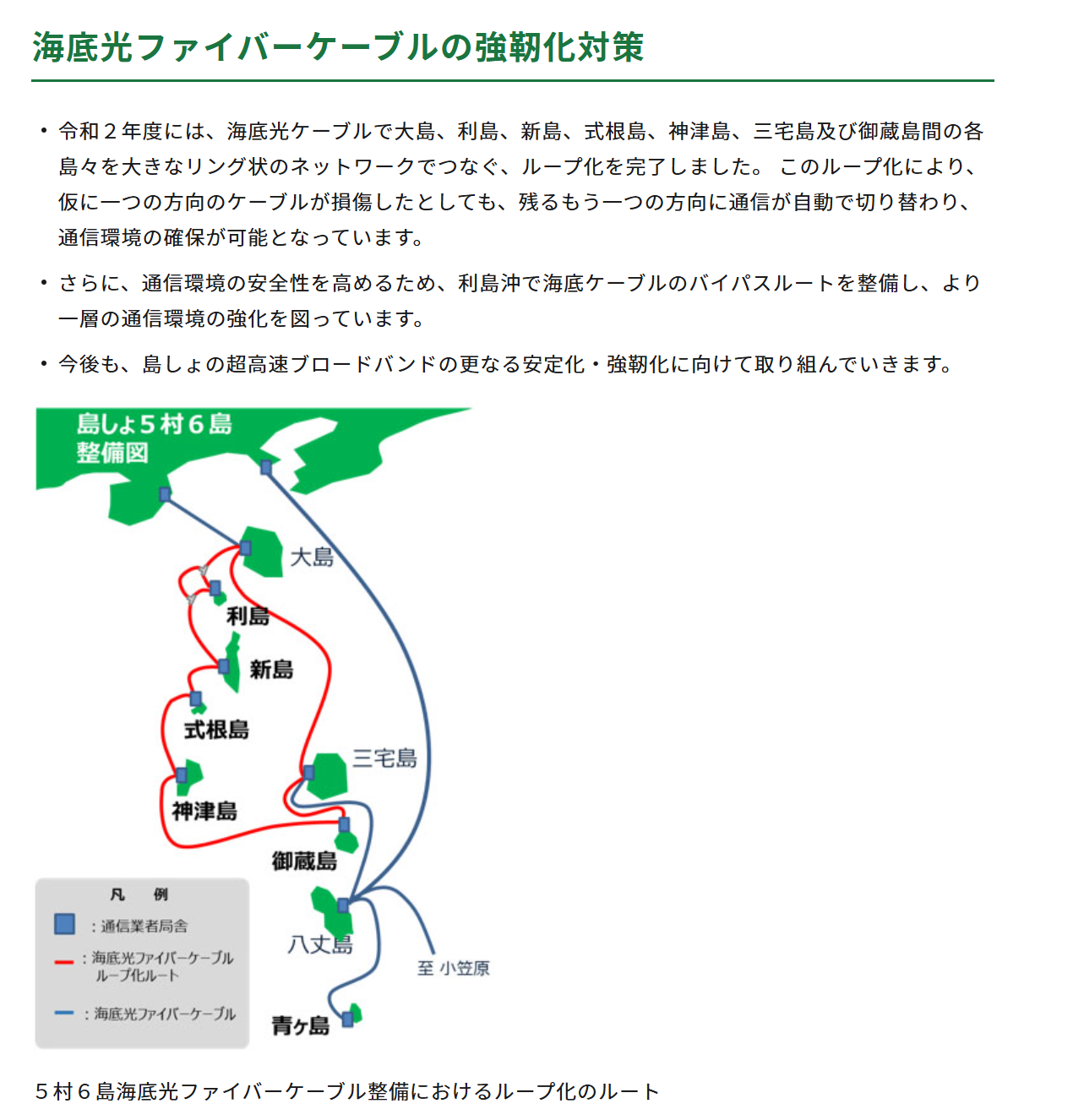 台風22号で海底ケーブル損傷か 青ヶ島と八丈町で通信障害