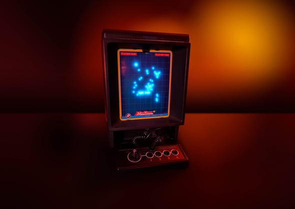 幻のゲーム機「光速船」ミニサイズで復活 '80年代に登場した唯一