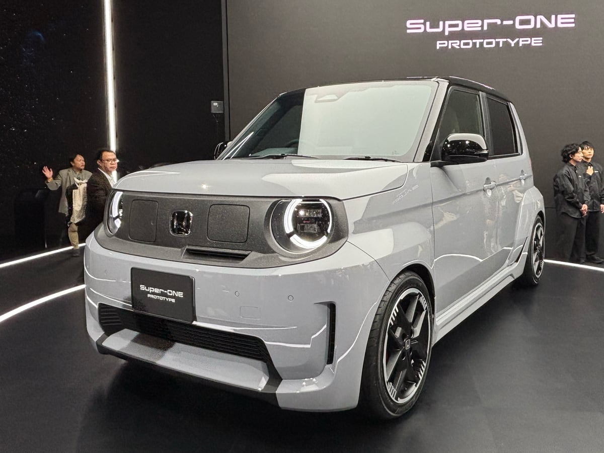 “令和のシティターボ”か ホンダが小型EV「Super-ONE Prototype」を初披露 26年発売へ