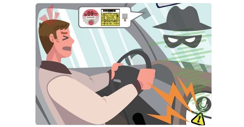 “偽車検ステッカー”をフロントガラスに装着→こっそり盗聴&音声アシスタントを不正操作 海外チームが発表