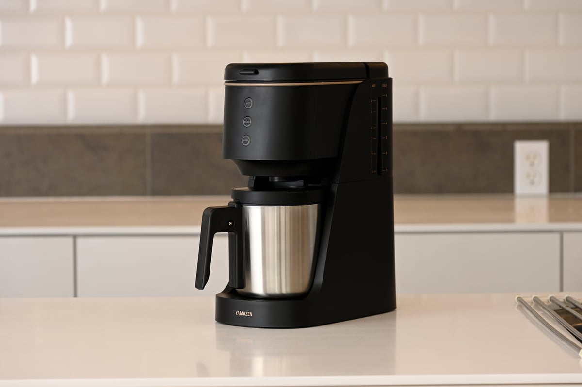 水出しコーヒーを2分半で作るコーヒーメーカー、山善が発売へ