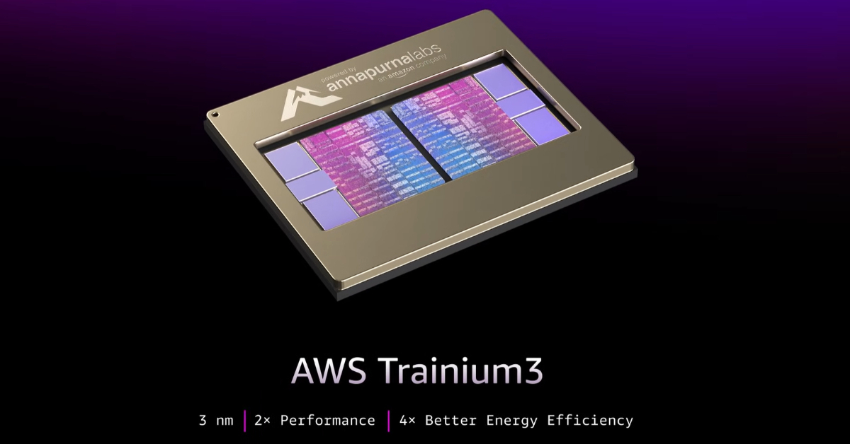 AWS、AIチップ「Trainium3」の提供開始 演算性能は先代の4.4倍に