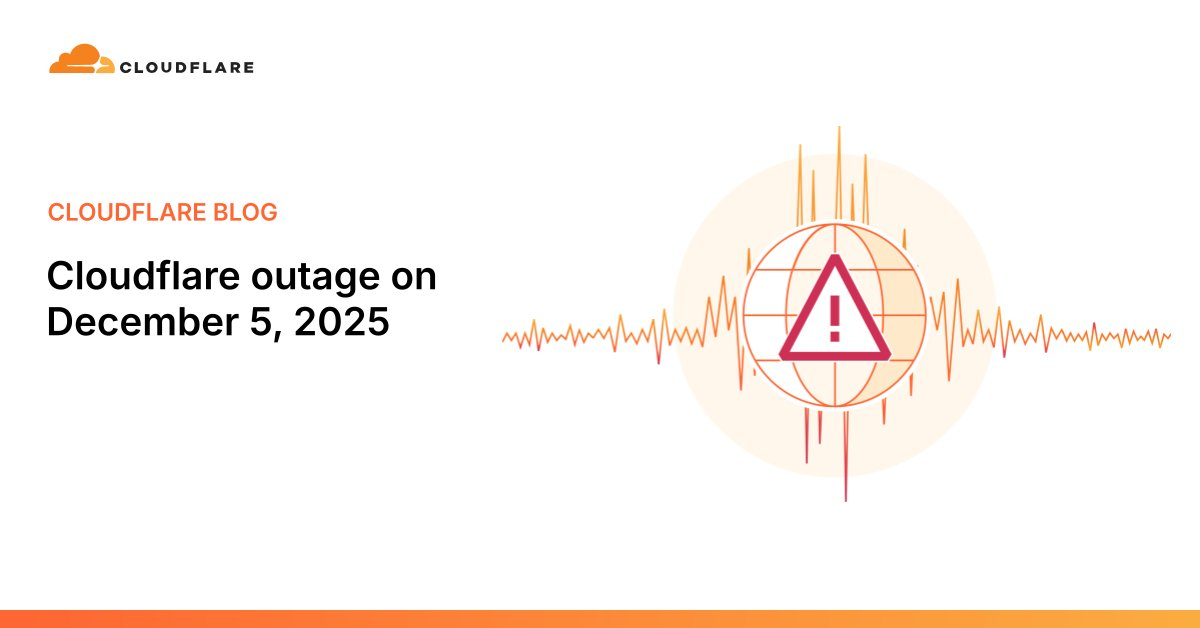 Cloudflare、約25分間のネットワーク障害の原因を説明し謝罪