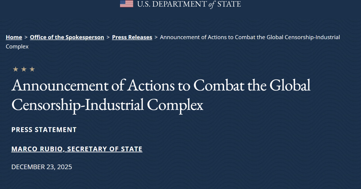 米国務省、検閲関与の5人にビザ制限措置 ブルトン元欧州委員らが対象